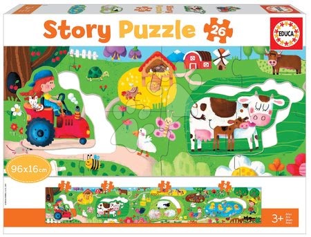 Puzzle i gry towarzyskie - Puzzle dla najmłodszych Story na Farmie Educa