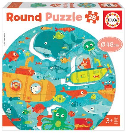Puzzle za djecu od proizvođača Educa - Puzzle za najmlađe okrugle Under the Sea Round Educa