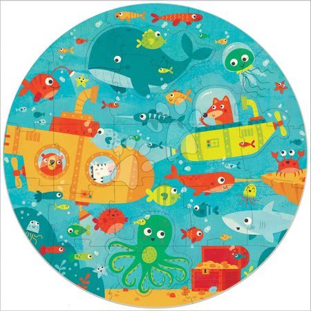 Dětské puzzle do 100 dílků - Puzzle pro nejmenší kulaté Under the Sea Round Educa_1