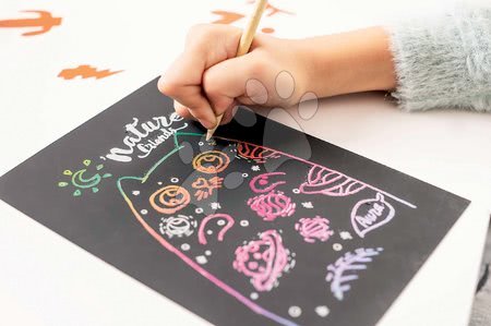 Kézimunka és alkotás - Kreatív alkotás Nature Friends Scratch Art Educa - 1