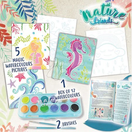 Ruční práce a tvoření - Kreativní tvoření Nature Friends Magic Watercolor Art Educa - 2