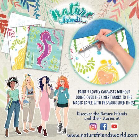 Ruční práce a tvoření - Kreativní tvoření Nature Friends Magic Watercolor Art Educa - 3