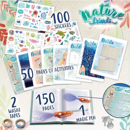 Lucru manual și creație - Joc creativ Nature Friends Diary Art Educa - 2