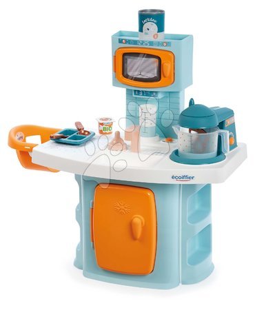 Egyszerű játékkonyhák - Játékkonyha étkezőrésszel a játékbabának Nursery Écoiffier