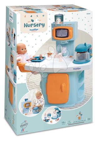 Egyszerű játékkonyhák - Játékkonyha étkezőrésszel a játékbabának Nursery Écoiffier_1