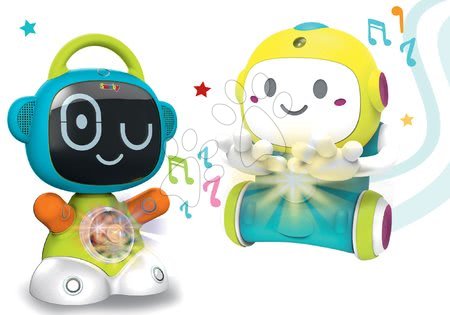 Razvoj čutov in motorike - Komplet interaktivni robot Robot TIC Smart Smoby s 3 poučnimi igrami