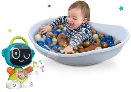 Interaktívne hračky - Set interaktívny Robot TIC Smart Smoby s 3 náučnými hrami