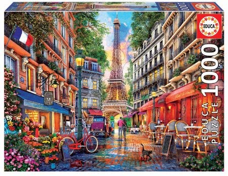 Puzzle 1000 dielne - Puzzle Paris Dominic Davison Educa