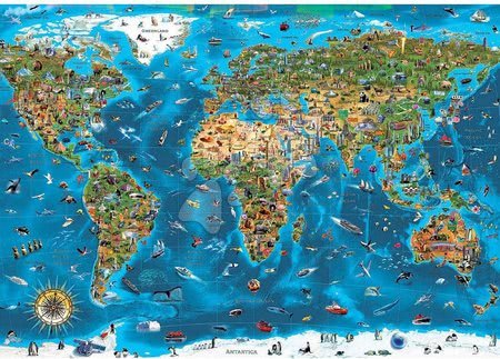 Puzzle 1000 dielne - Puzzle Wonders of the World Educa_1