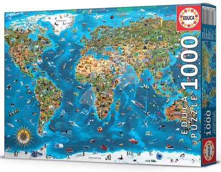 Puzzle cu 1000 de bucăți - Puzzle Wonders of the World Educa - 4
