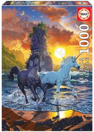 Puzzle 1000 teilig - Puzzle Unicorns On Beach Vincent Hie Educa