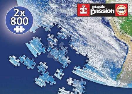 Puzzle 1000 elementów - Puzzle Planeta Ziemia Okrągły Educa - 3