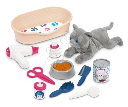 Kozmetický stolík pre deti - Opatrovateľský kútik pre mačičku Cat Care and Grooming Écoiffier_1