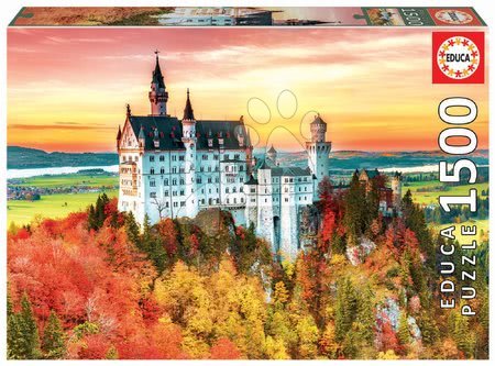 1500 darabos puzzle - Puzzle Autumn in Neuschwanstein Educa