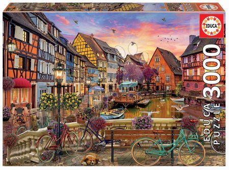 Dlhé zimné večery - Puzzle Colmar France Educa 