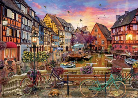 Puzzle 3000 dielne - Puzzle Colmar France Educa _1