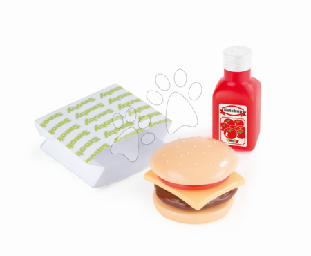 Nádobí a doplňky do kuchyňky - Mini pizza/mini hamburger Smoby - 2