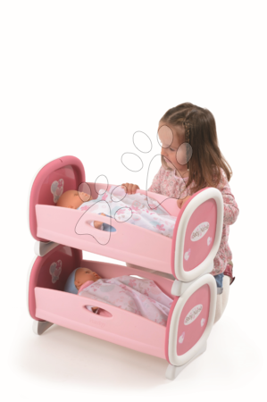 Postýlky a kolébky pro panenky - Kolébka pro dvě panenky do 42 cm Baby Nurse Smoby - 7