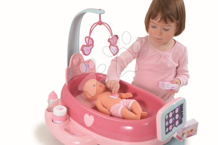 Játékbaba kiságyak és bölcsők - Babacenter játékbabának Baby Nurse Smoby - 13