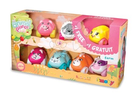 Staré položky - Dárková sada 6 autíček Animal Planet Smoby - 4