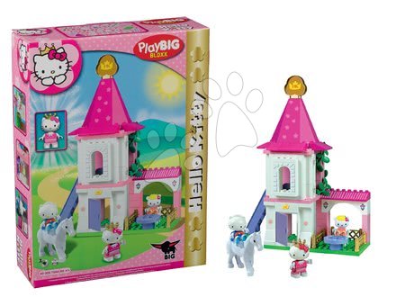 Stavebnice BIG-Bloxx jako lego - Stavebnice PlayBIG Hello Kitty na zámku BIG - 3