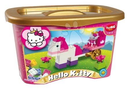 Stavebnice BIG-Bloxx jako lego - Stavebnice v dóze PlayBIG Hello Kitty na kočáře  BIG - 8