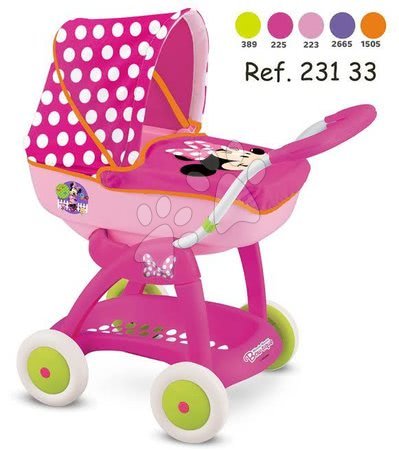 Kočárky od 18 měsíců - Kočárek pro panenku Minnie Chula Pop Smoby - 3