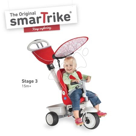 Rowerki trójkołowe od 6 miesiąca - Rowerek trójkołowy Recliner 4w1 smarTrike - 8