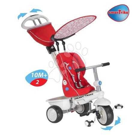 Rowerki trójkołowe od 6 miesiąca - Rowerek trójkołowy Recliner 4w1 smarTrike - 2
