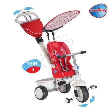 Rowerki trójkołowe od 6 miesiąca - Rowerek trójkołowy Recliner 4w1 smarTrike - 3