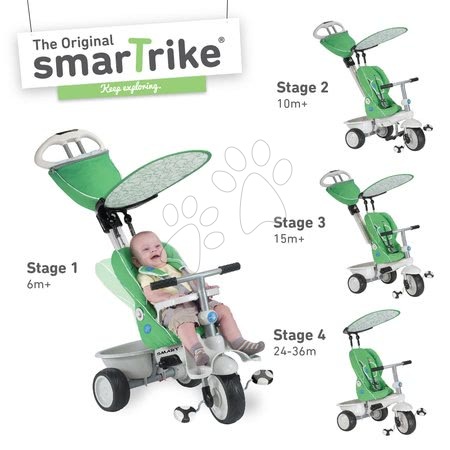Tricikli od 6. meseca - Tricikel Recliner 4v1 smarTrike - 5