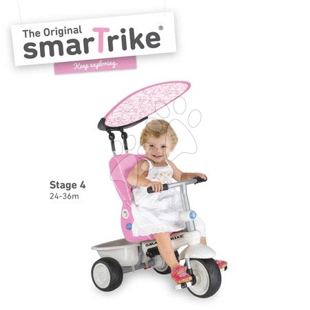 Rowerki trójkołowe od 6 miesiąca - Rowerek trójkołowy Recliner 4w1 smarTrike - 4