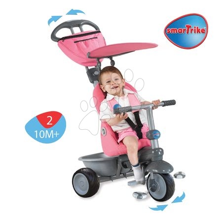 Tříkolky od 6 měsíců - Tříkolka Recliner 4v1 smarTrike - 2
