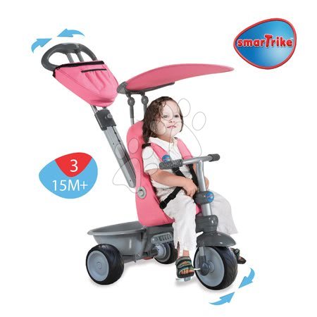 Tříkolky od 6 měsíců - Tříkolka Recliner 4v1 smarTrike - 3