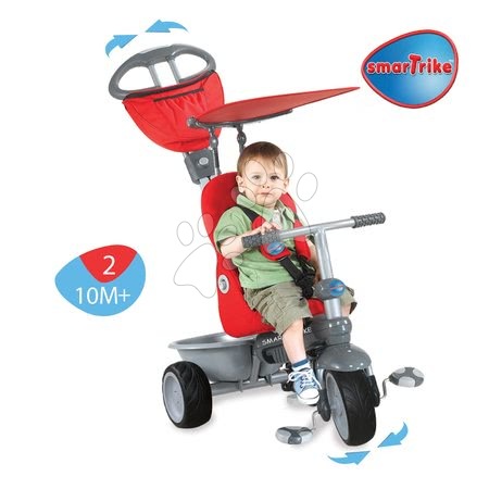 Tříkolky od 6 měsíců - Tříkolka Recliner 4v1 smarTrike - 2