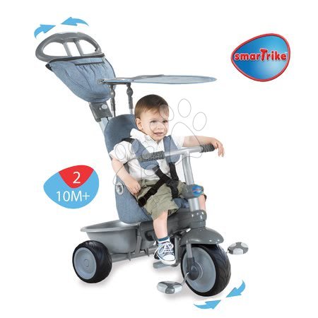Tříkolky od 6 měsíců - Tříkolka Recliner 4v1 smarTrike - 2