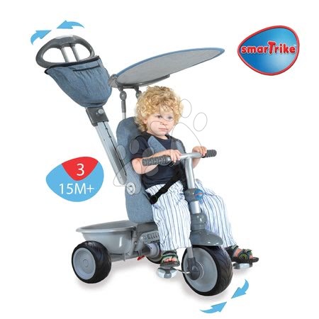 Tříkolky od 6 měsíců - Tříkolka Recliner 4v1 smarTrike - 3