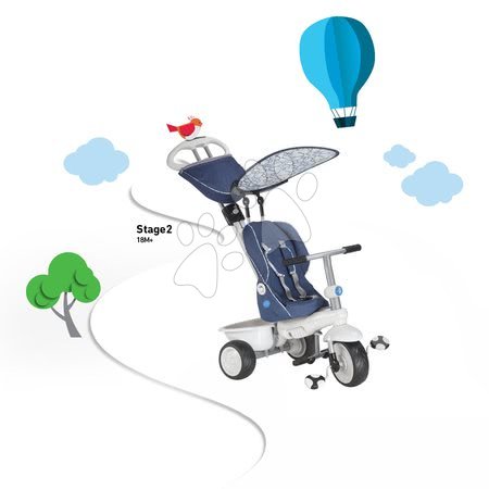 Tříkolky od 6 měsíců - Tříkolka Recliner 4v1 smarTrike - 7