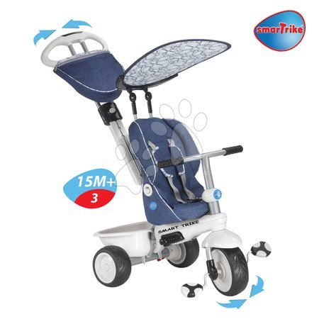 Tříkolky od 6 měsíců - Tříkolka Recliner 4v1 smarTrike - 2