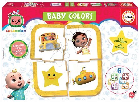 Puzzle pentru copii  - Joc educativ pentru cei mici Baby Colours Cocomeloon Educa