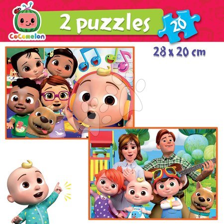Detské puzzle do 100 dielov - Puzzle Cocomelon Educa 2x20 dielov od 4 rokov_1