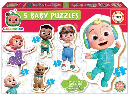 Igračke za djecu od 2 do 3 godine -  Puzzle za najmlađe Cocomelon Baby 5 Bajke Educa 