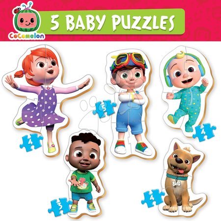 Puzzle pre najmenších - Puzzle pre najmenších Cocomelon Baby 5 Rozprávky Educa od 24 mes_1