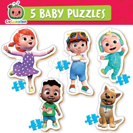 Rozvoj zmyslov a motoriky  -  Puzzle pre najmenších Cocomelon Baby 5 Rozprávky Educa _1