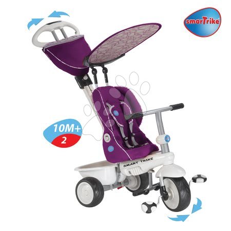 Tříkolky od 6 měsíců - Tříkolka Recliner 4 v 1 smarTrike - 2