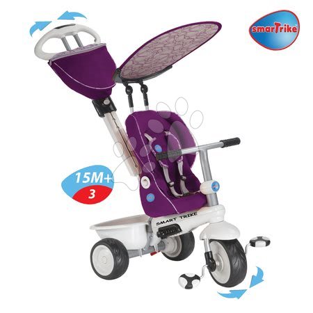 Tříkolky od 6 měsíců - Tříkolka Recliner 4 v 1 smarTrike - 3