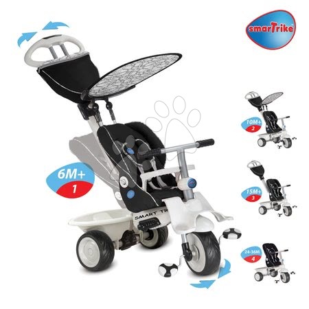 Triciclete de la 6 luni - Tricicletă Recliner 4in1 smarTrike - 5