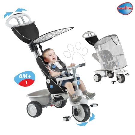 Triciclete de la 6 luni - Tricicletă Recliner 4in1 smarTrike - 6