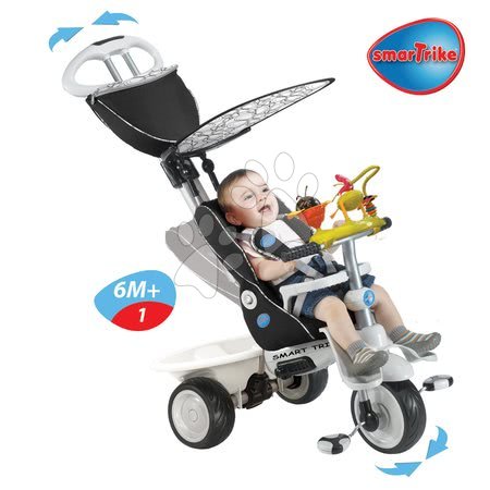 Tříkolky od 6 měsíců - Tříkolka Recliner Toybar 4v1 smarTrike - 2