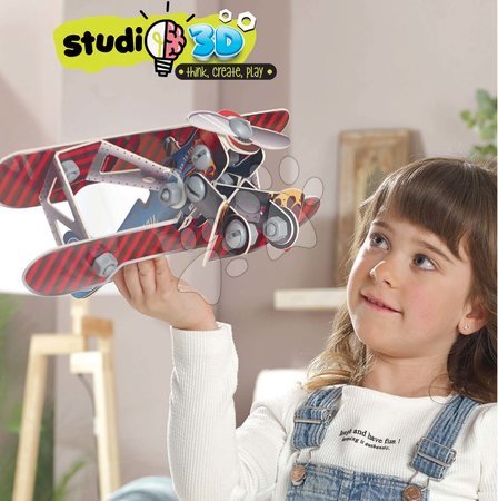 Puzzle 3D - Puzzle prevozna sredstva Airplane 3D Studio Educa - 6